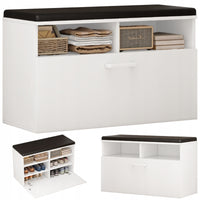 Scarpiera Bianca 85x35x46 cm Ideale per Ingresso