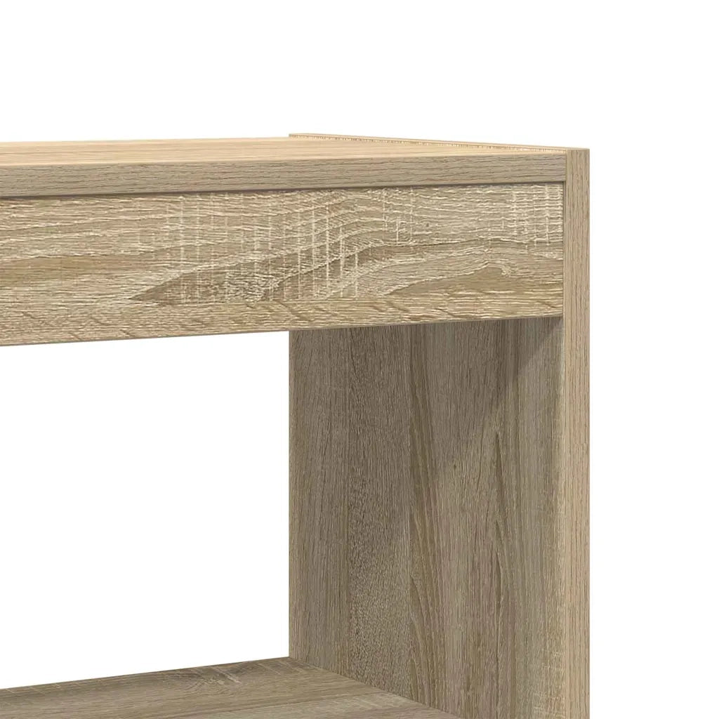Armadio per Libri 6 livelli 100 x 30 x 198 cm Rovere Sonoma 3333926