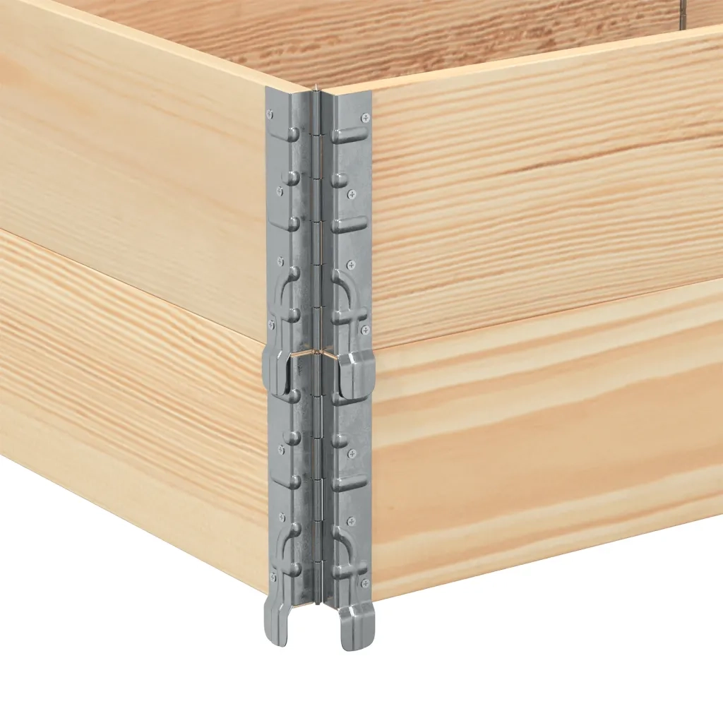 vidaXL Paretali per Pallet 2 pz 150x50 cm in Legno Massello di Pino
