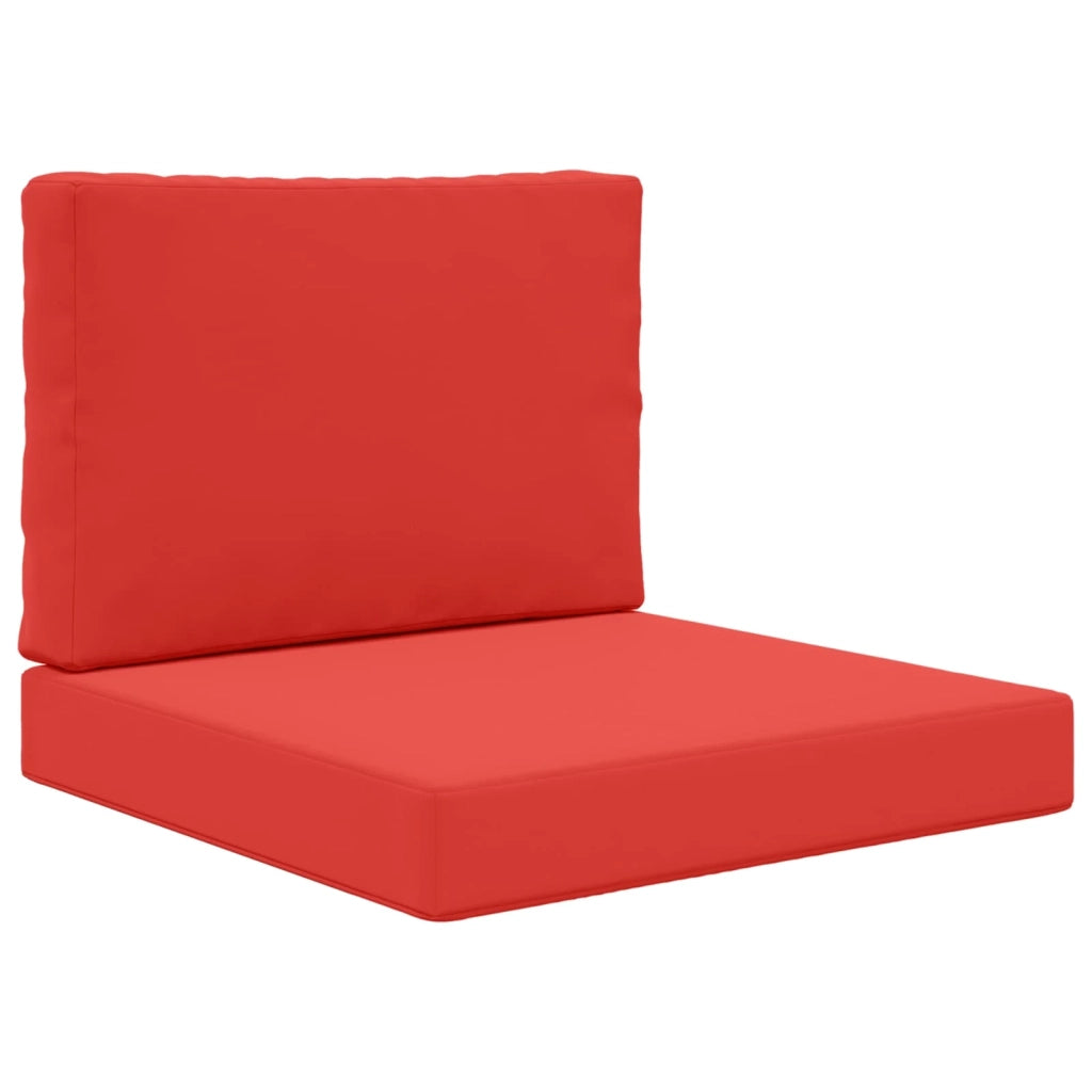 Cuscino per divano da esterno 2 pcs Rosso Poliestere 900716