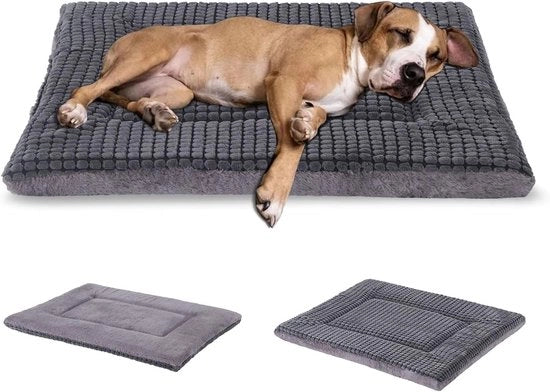 Matrice di Riposo per Cani Reversibile con Cuscino di Memoria di Gomma Morbida e Calda, adatto per Piccoli e Medi Cani, Lavabile, Letto per Animali da Compagnia.