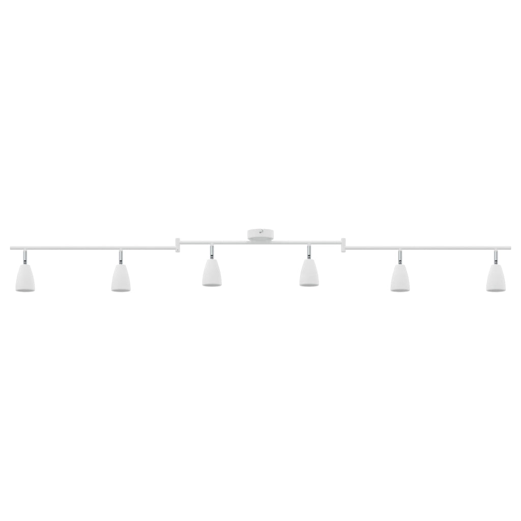 Faretto da soffitto 6 vie regolabile bianco GU10