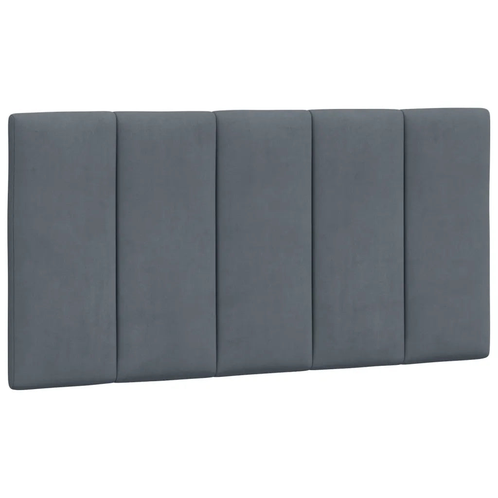 Cuscino Testiera Hanko Grigio Scuro 100 cm in Velluto 374656