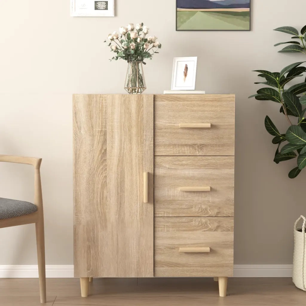 Credenza | Madia | Buffet da pranzo | Armadio da pranzo Rovere Sonoma 69,5x34x90 cm in Legno Multistrato