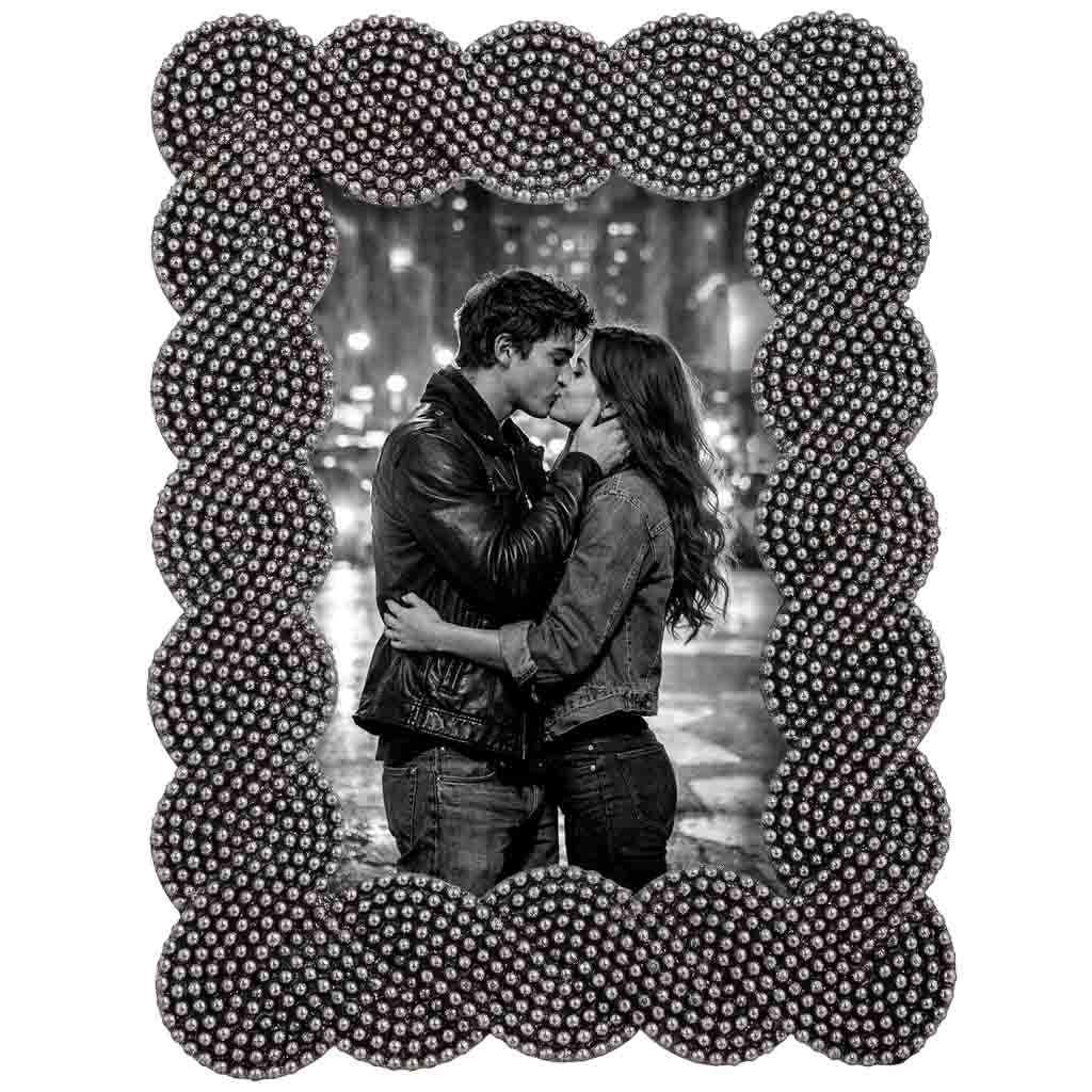 Portafoto 10X15 Argento 15,2x1,7x20,4h cm