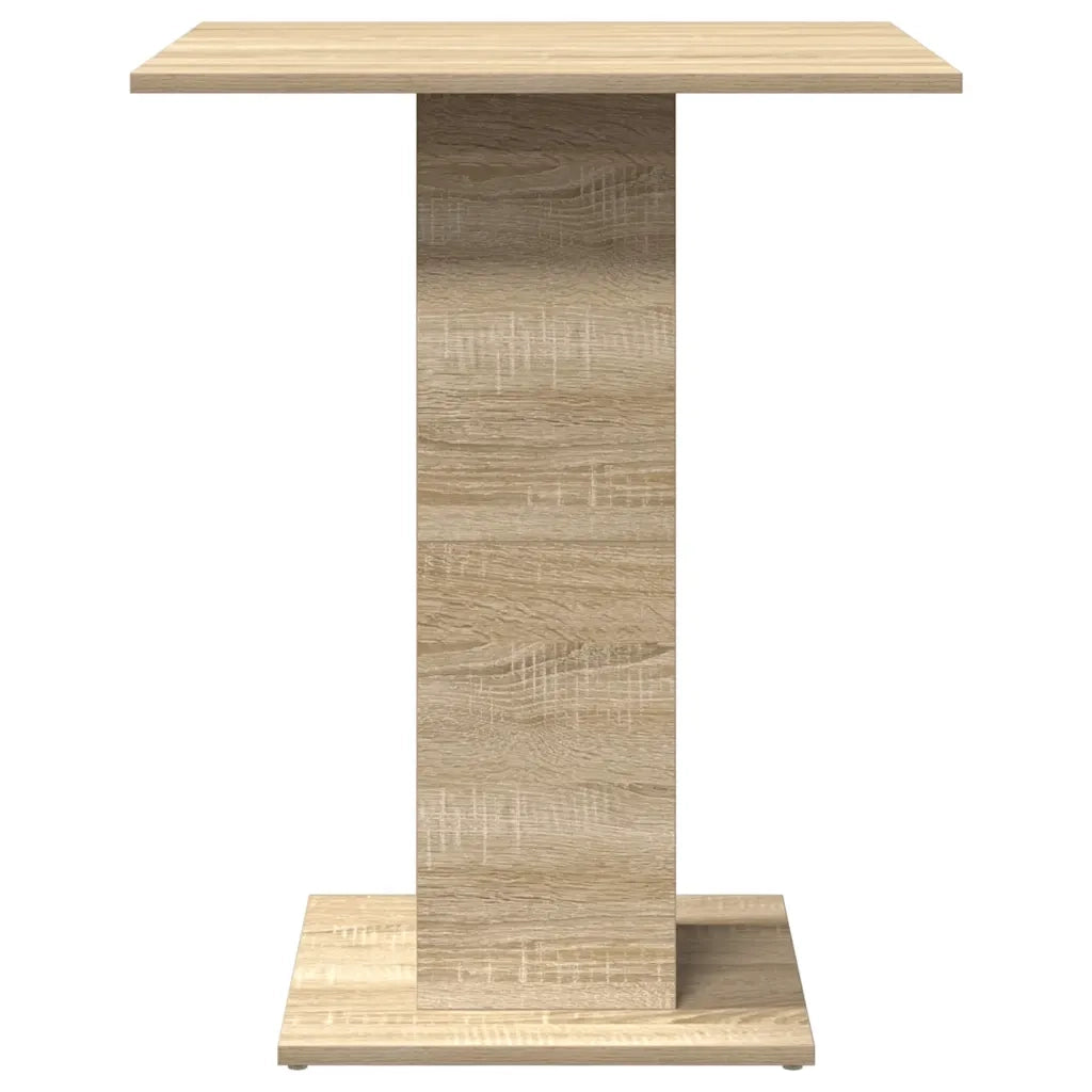 Tavolo da Bistrot Rovere Sonoma 60x60x75 cm Legno Multistrato 802105