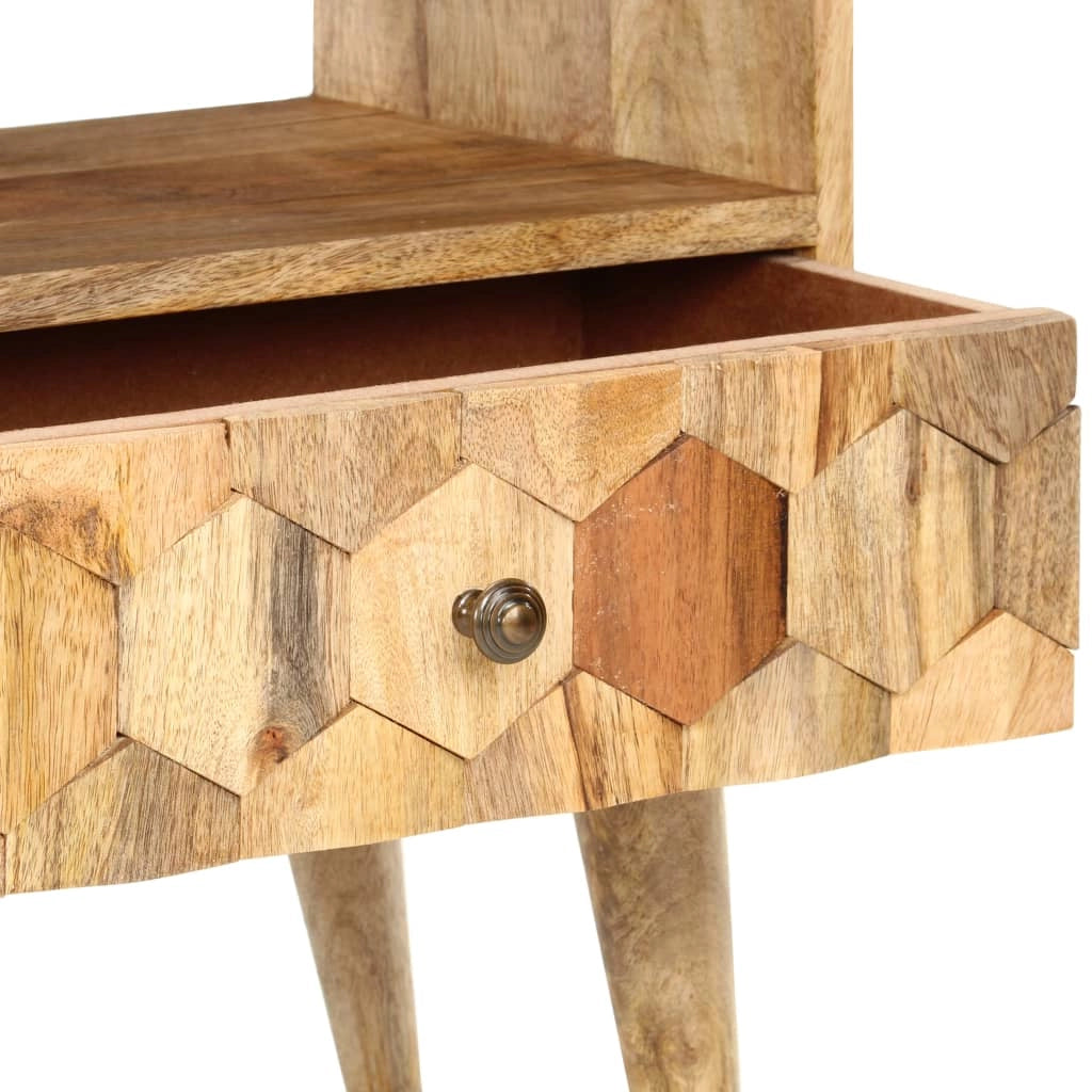 Mobile TV multimediale scaffale TV credenza mobile TV sala da pranzo soggiorno camera da letto 90 x 30 x 50 cm legno massello di mango marrone 02_0026343