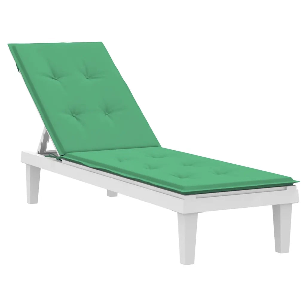 Cuscino per Sdraio Verde (75+105)x50x4 cm 314178