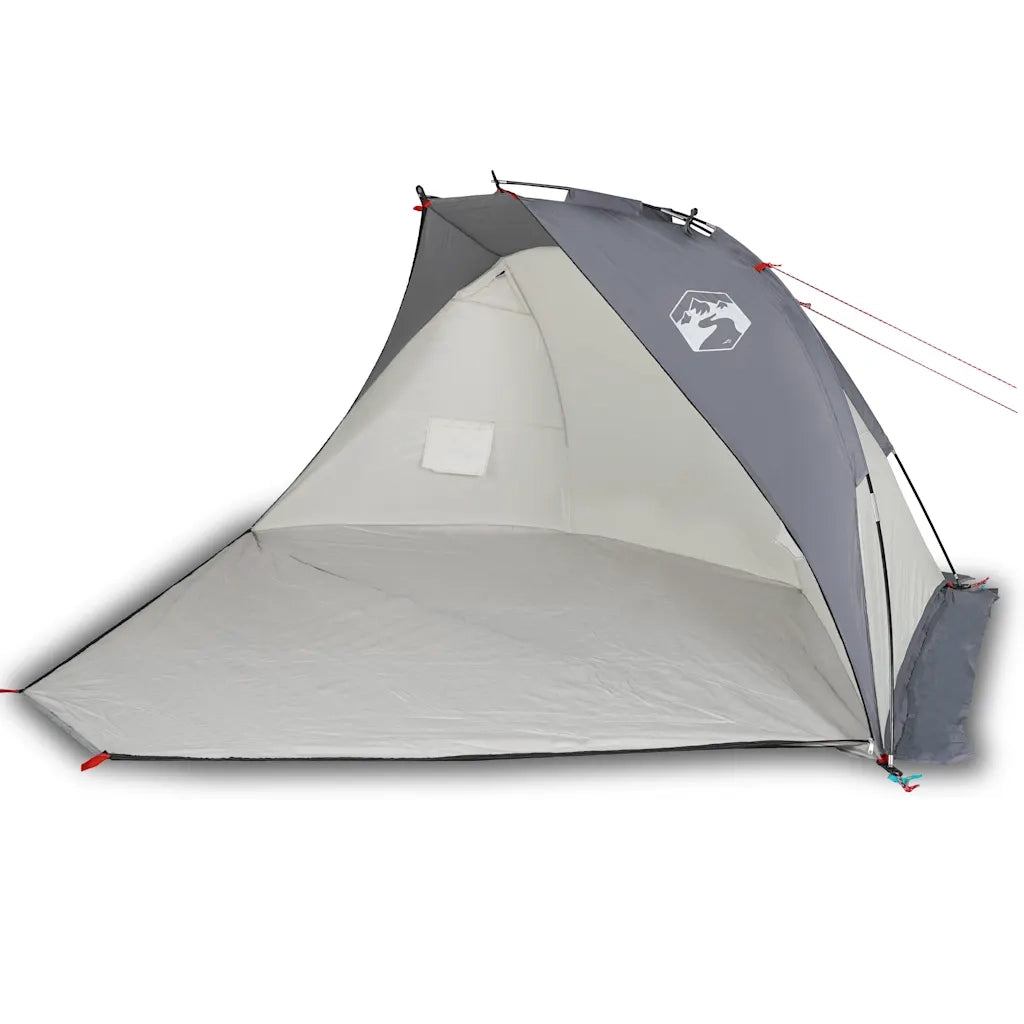 Tenda da Spiaggia Grigia 268x223x125 cm in Poliestere 185T 94408