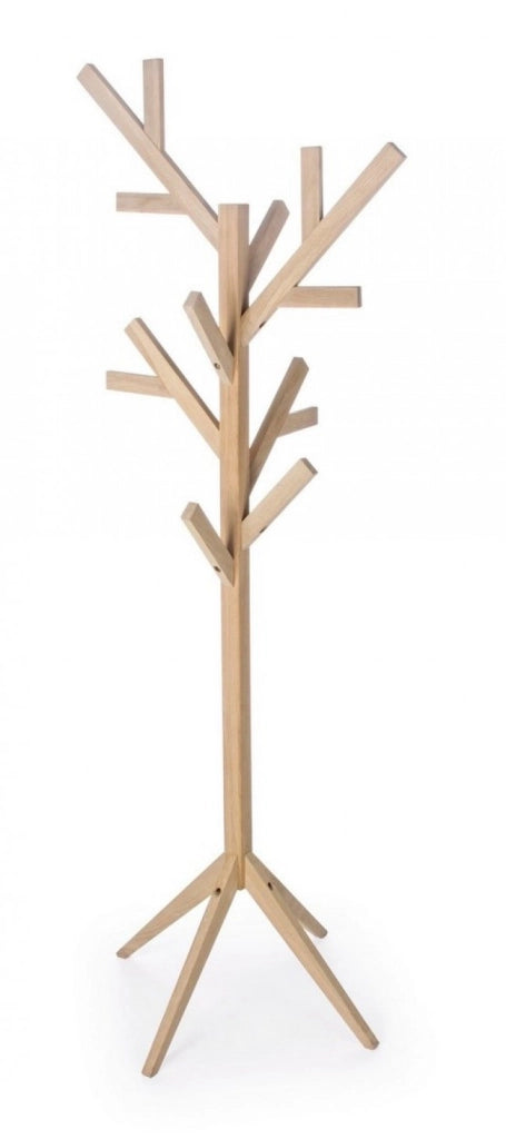 Appendiabiti in Legno Marrone Moderno da Interno - ORIZZONTE
