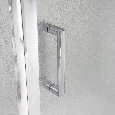 Box doccia angolare 80x120 cm scorrevole con vetro stampato  Tay