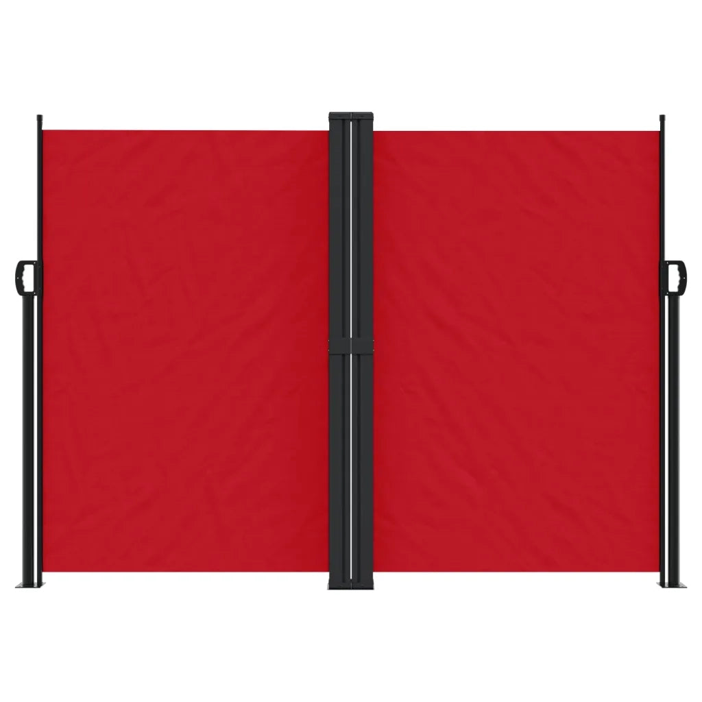 Tenda da Sole Laterale Retrattile Rossa 180x1200 cm 4004837
