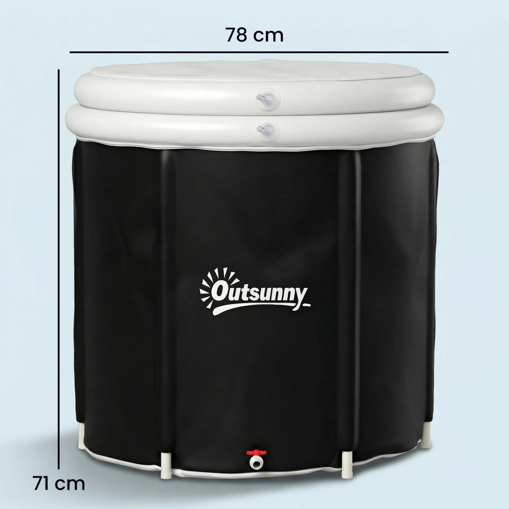 Vasca da bagno portatile 280L per recupero atletico ¨C zephmum ¨C ?78x71 cm