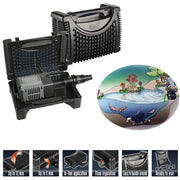 Sicce eko power 10.0 filtro e pompa per laghetti e cascate 9100 l/h versatile (2 in 1)
