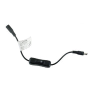Trade Shop - Interruttore Per Strip Striscia Led Connettore Dc 12v-24v 12a Pulsante S-12v-02 - Nero