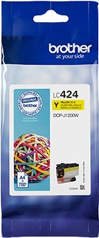 Brother LC424Y cartuccia d'inchiostro 1 pz Originale Giallo