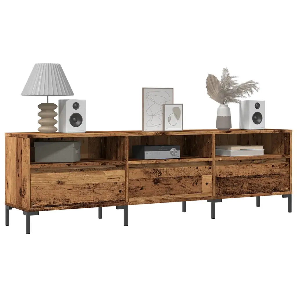 Mobile Porta TV Legno Antico 150x30x44,5 cm Legno Multistrato 857189