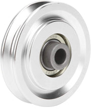 Pulley 70/80mm - Struttura in Alluminio - Leggero - Pezzo di Ricambio - Attrezzo Fitness - Leggero - Facile da Installare - Accessorio Fitness