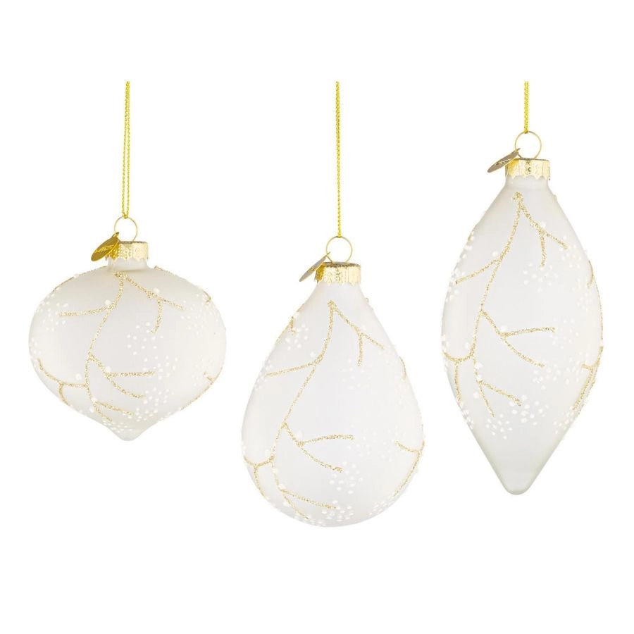 PENDAGLIO BIANCO OPACO VETRO BIZZOTTO FLORAL ASSORTITO PREZZO CAD UNO