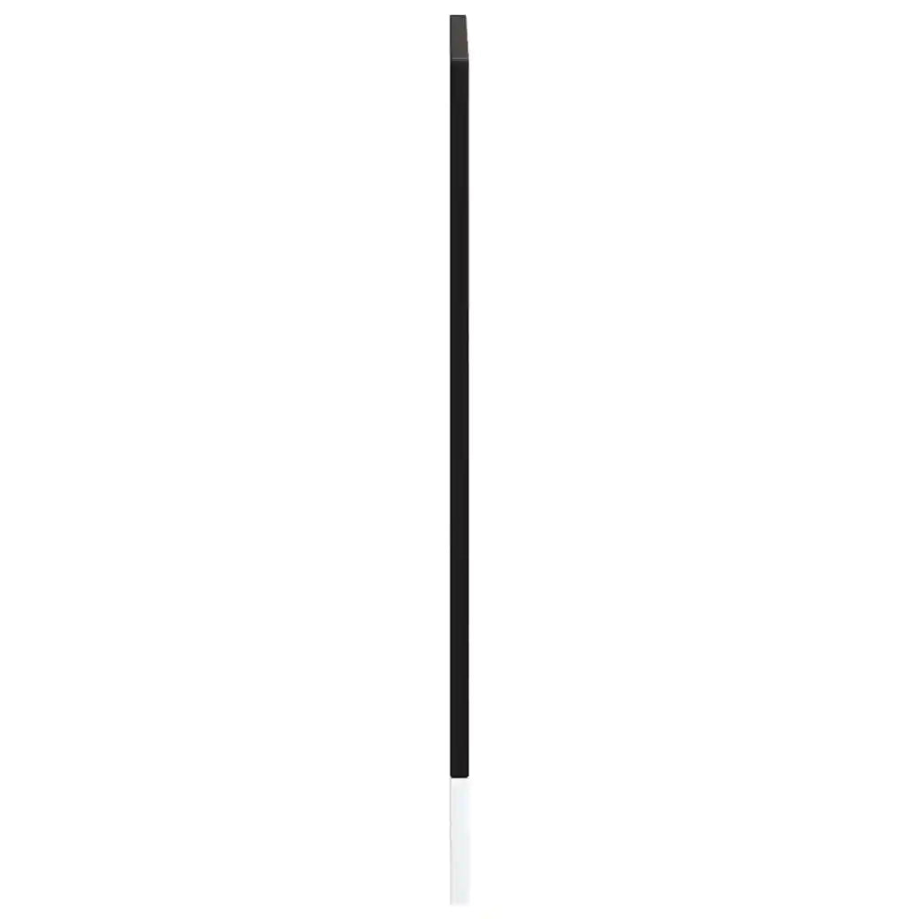 Pannello Lavastoviglie Porto Nero 60x1,5x67 cm in Truciolato