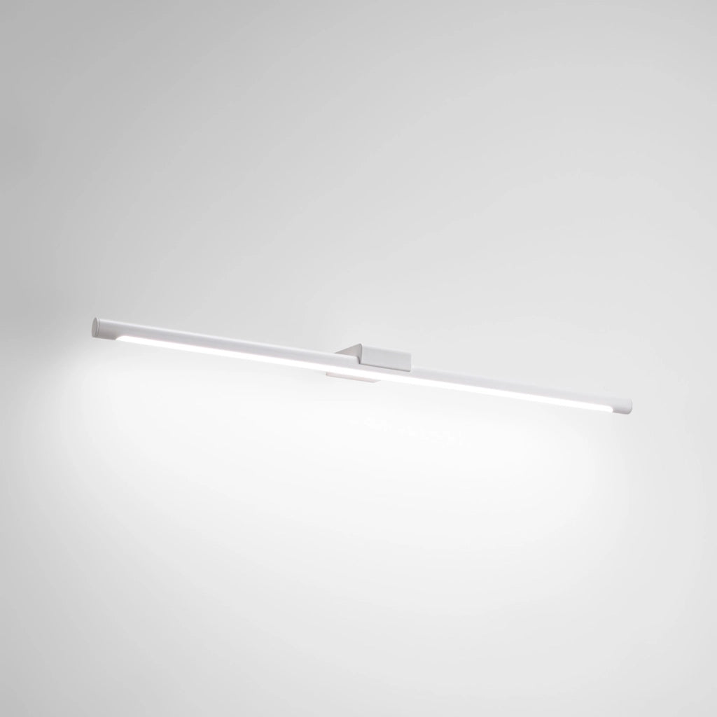 Lampada a Parete LED Indiretta GAP 24W 2550lm 3000K Alluminio Bianco Opaco IP44 Dimmerabile - Gealuce