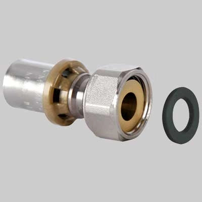 RACCORDO DIRITTO CON DADO GIREVOLE  26 x 1     ICMA