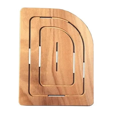 Pedana doccia in legno marino 74x55 cm lato destro per piatto doccia 70x90