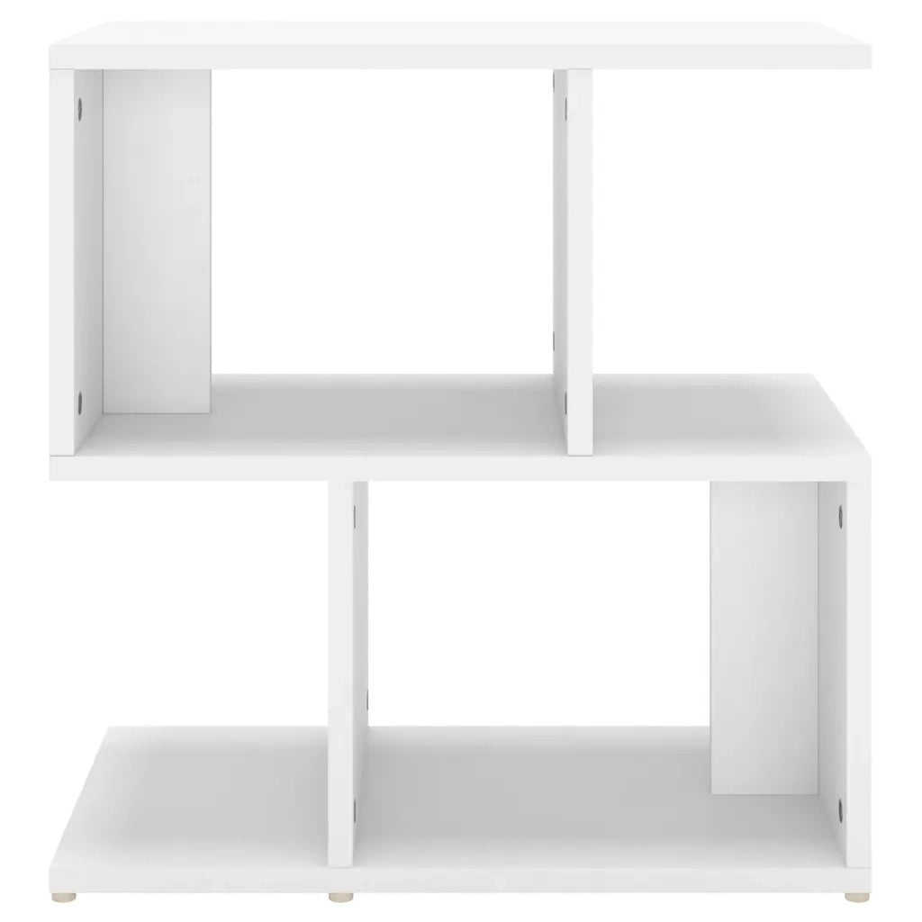 Comodino Bianco 50x30x51,5 cm in Legno Multistrato 806364