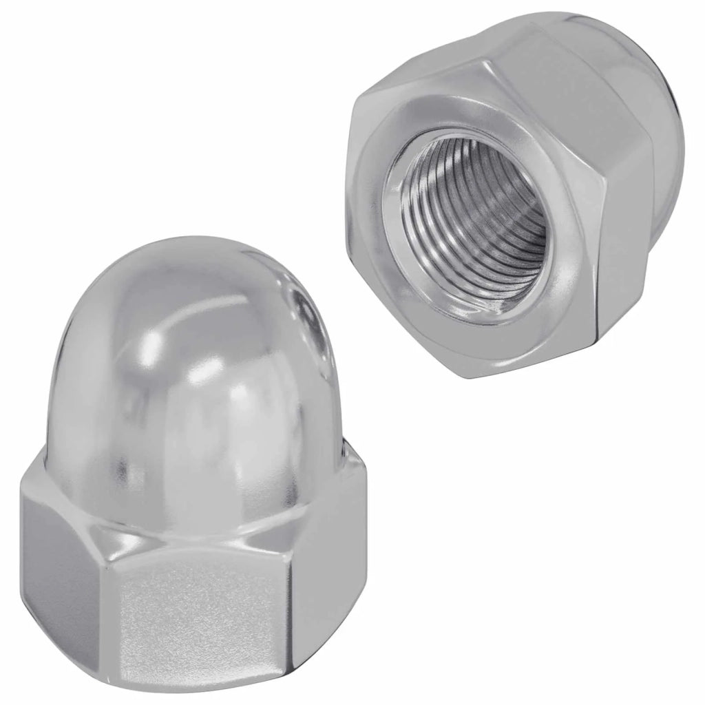 Nuts Esagonali a Ghianda 2 pcs Argento m8 Metallo 864475