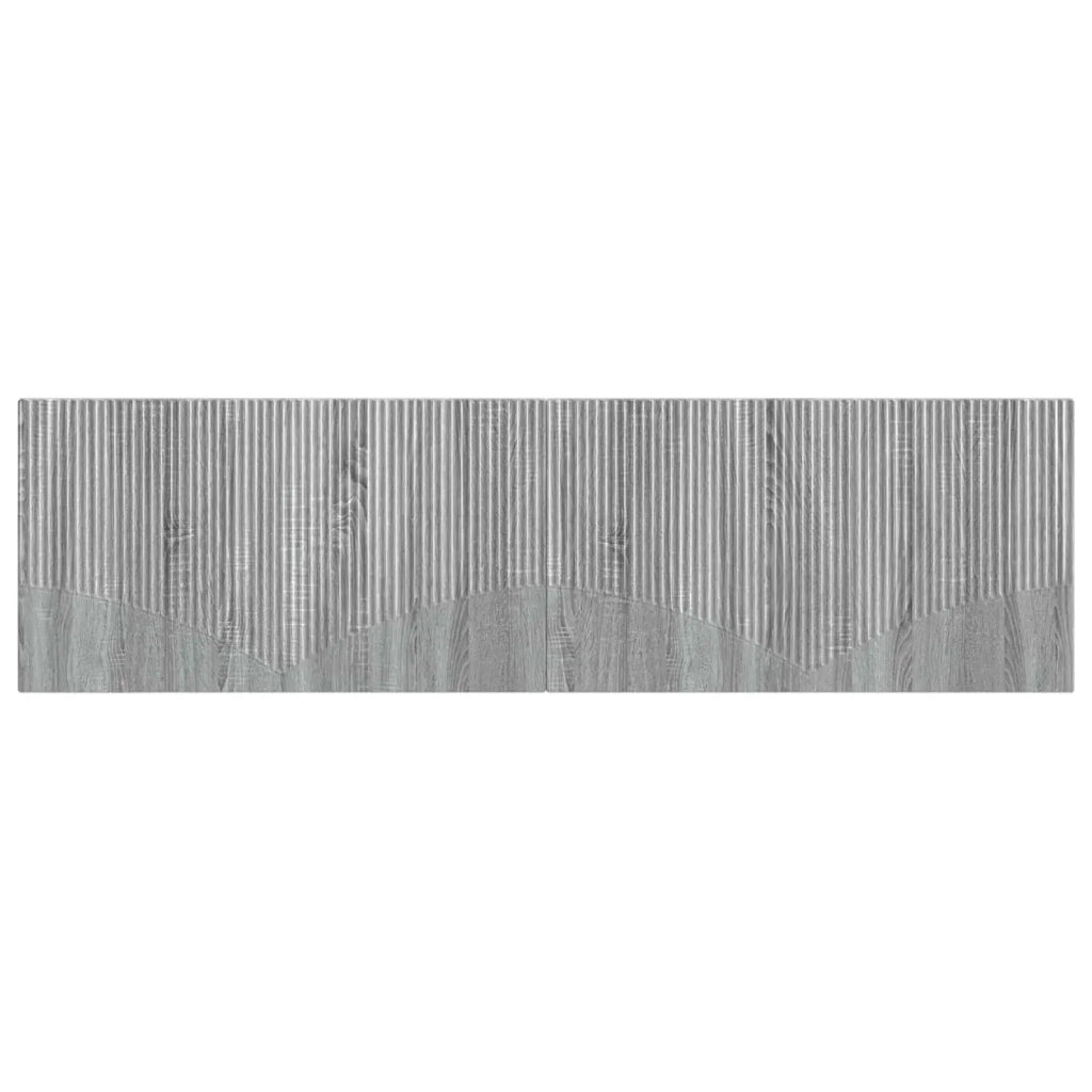 Testiera da Muro HOORN Sonoma grigio Legno ingegnerizzato 897381