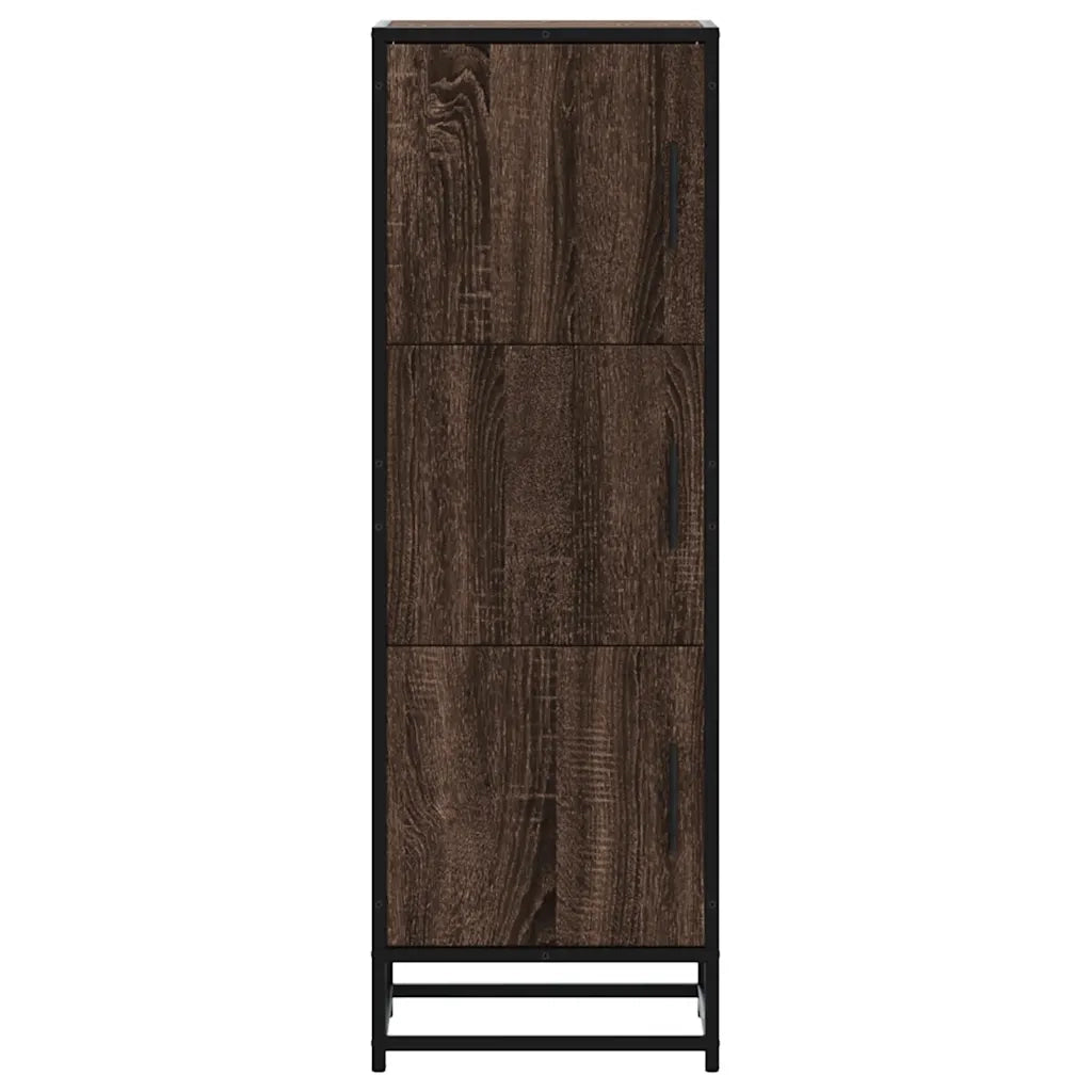Credenza Rovere Marrone Legno Multistrato Metallo 849068