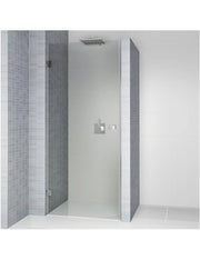 Porta doccia a battente sinistra con cerniere cromate SCANDIC NXT 101 RIHO 80x200 cm