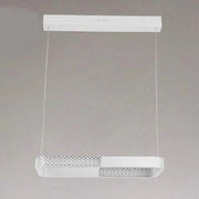 Trade Shop - Lampadario A Sospensione Led 18w Rettangolare Bianco Cristallo Telecomando 32002 -