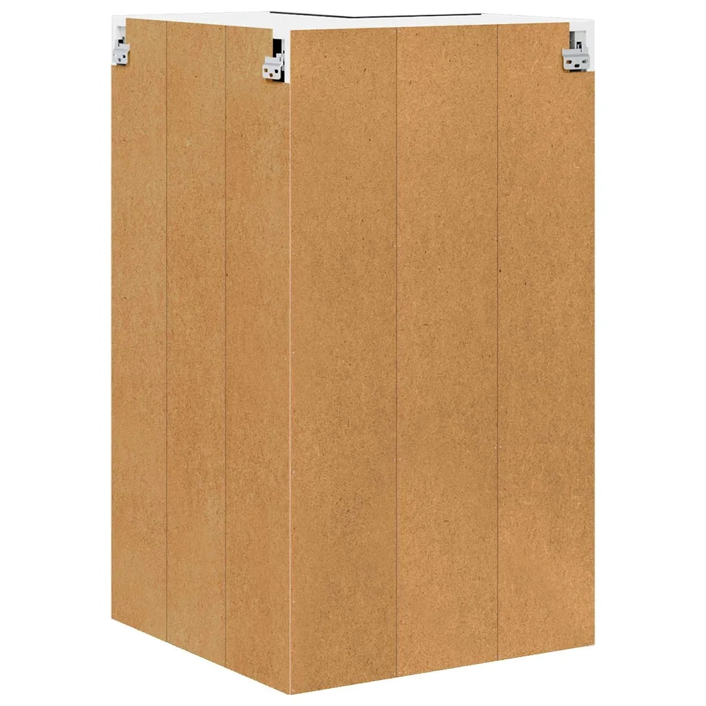 Armadio pensile con porta Rovere Nero e Bianco 57 x 57 x 100 cm 884371