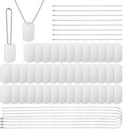 Set di 60 timbri per sublimazione - Metallo doppio lato per progetti creativi