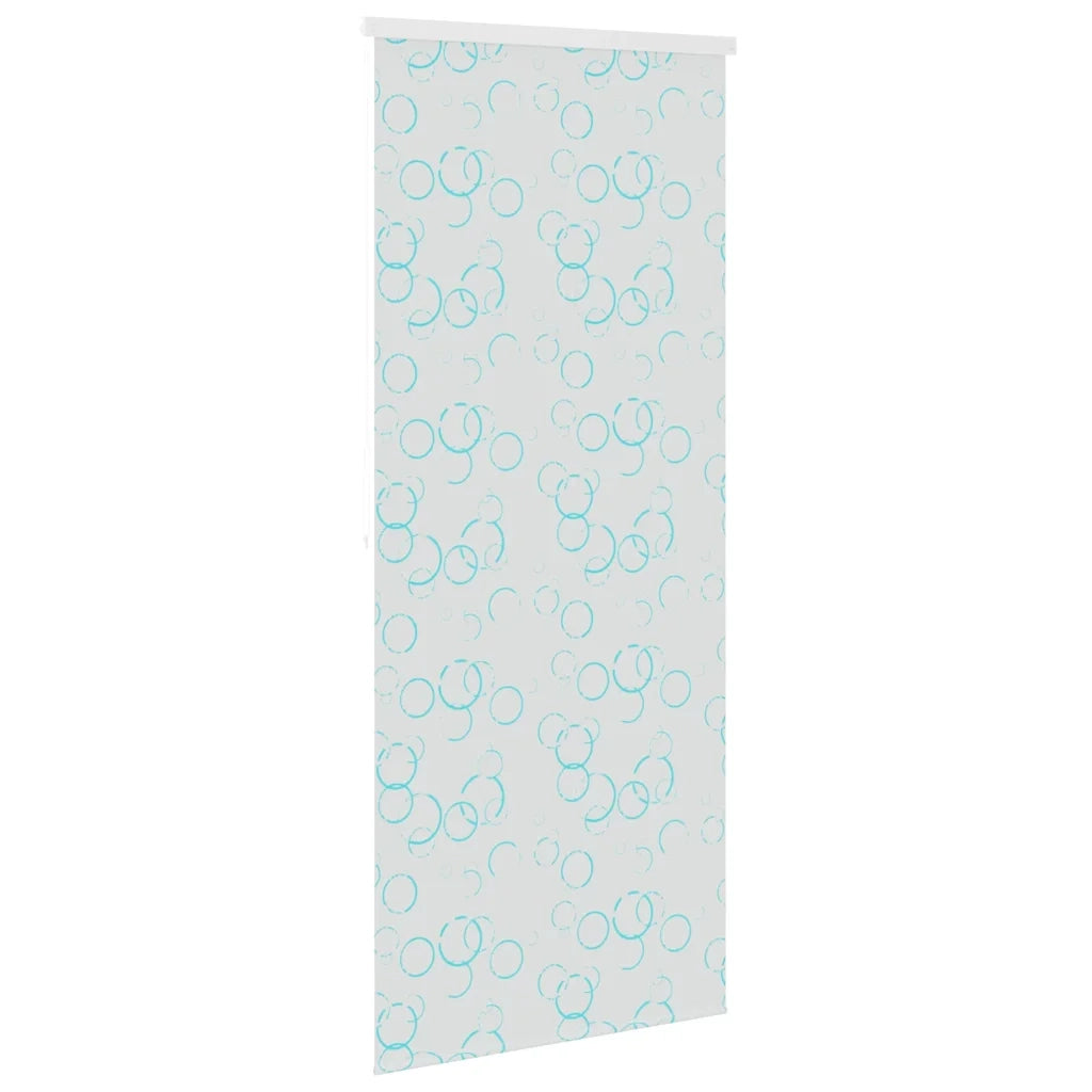 Tenda a Rullo per Doccia 120x240 cm con Motivo a Bolle 142867