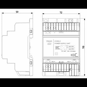 01500.2 Alimentatore 320Ma Knx