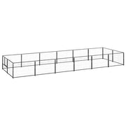 Gabbia per Cani Nera 12 mÂ² in Acciaio cod mxl 49243