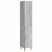 Set di armadi 2 pcs Sonoma grigio Legno ingegnerizzato