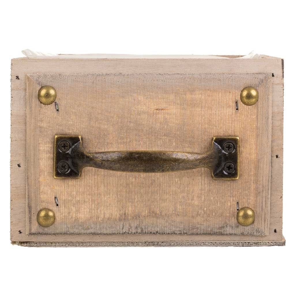 Cassetto in legno marrone 15x15x10,5h