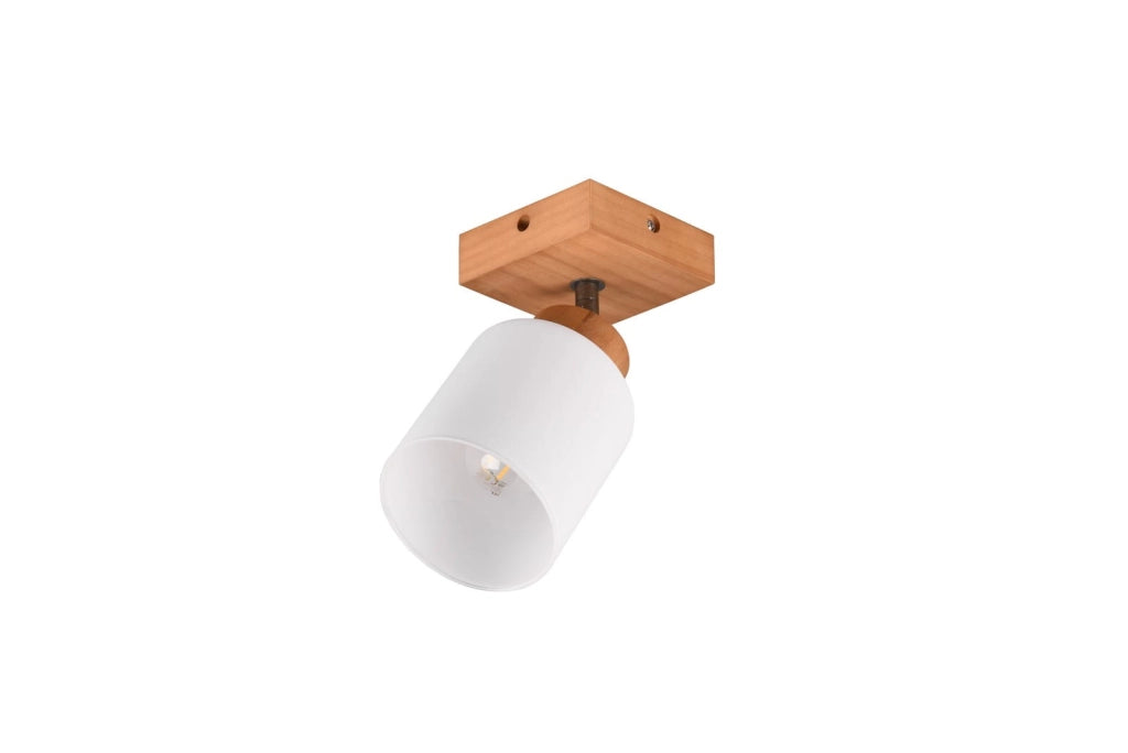 Faretto parete ASSAM legno chiaro E14 dimmer RL R81111030