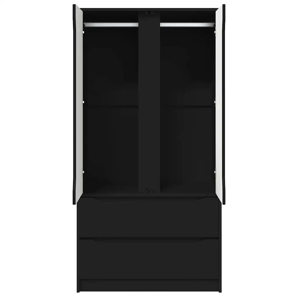 Guardaroba Nero 79,5 x 49 x 156 cm Legno ingegnerizzato 3406246
