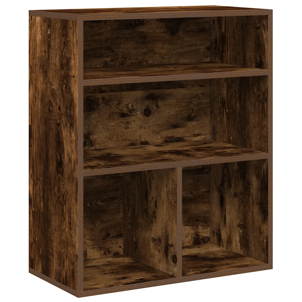 Libreria Rovere Fumo 60x30x71,5 cm in Legno Multistrato