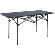 Trade Shop - Tavolo Pieghevole Da Campeggio Esterno Portatile Giardino Balcone Pic Nic Nero 632837 -
