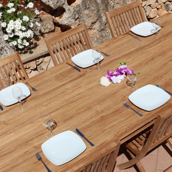 Poltrona Da Giardino In Teak Naomi Con Braccioli, Pieghevole
