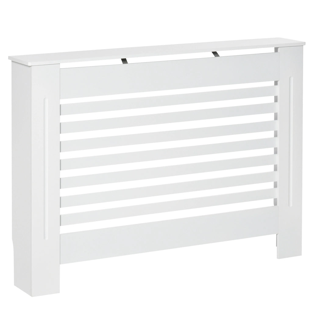 Copritermosifone Legno Bianco Moderno ¨C zephmum ¨C 112x19x81 cm
