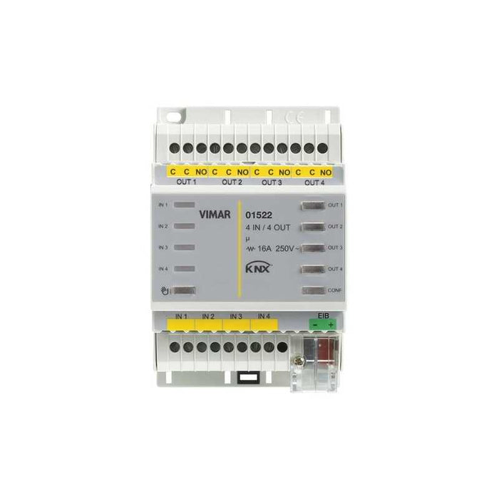 01522 Dispositivo 4 Ingressi 4 Uscite Knx