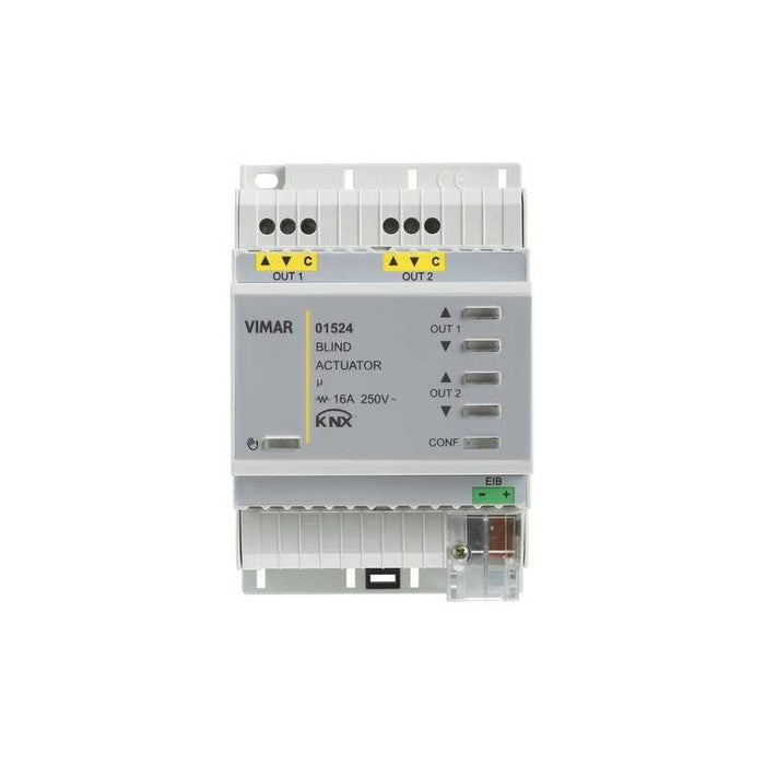 01524 Attuatore per 2 Tapparelle Knx