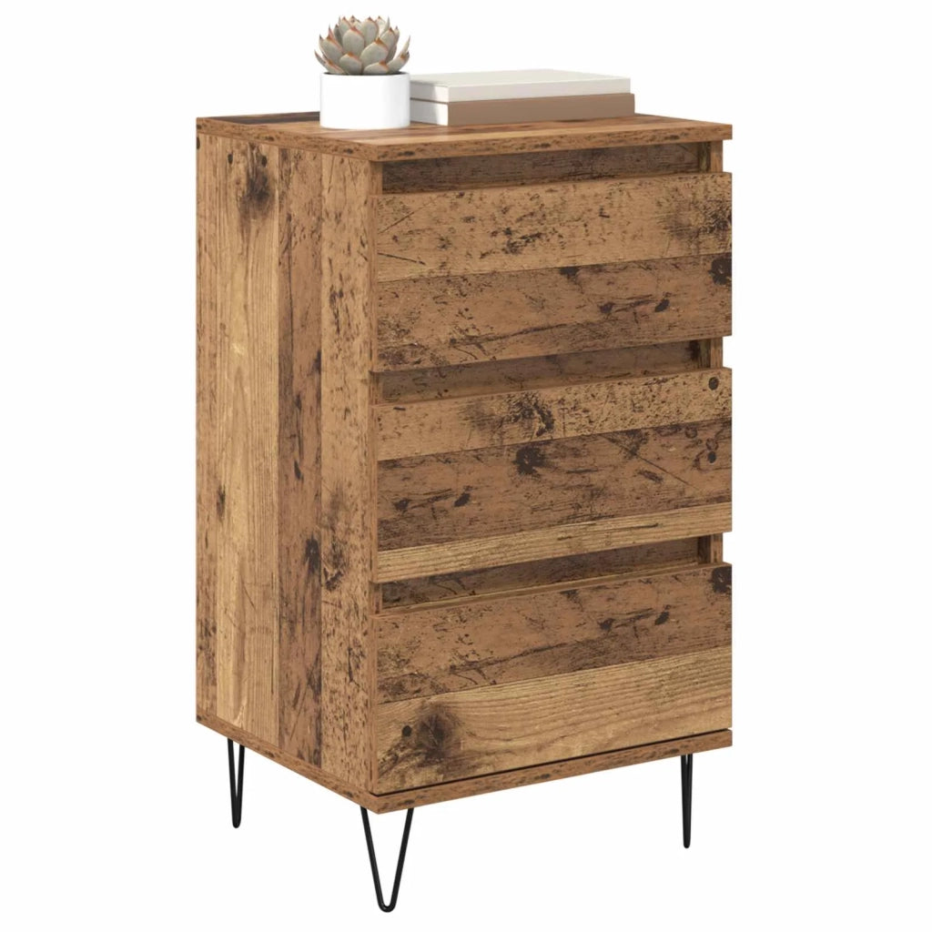 Credenza con cassetto Legno vecchio 40 x 35 x 70 cm 881705