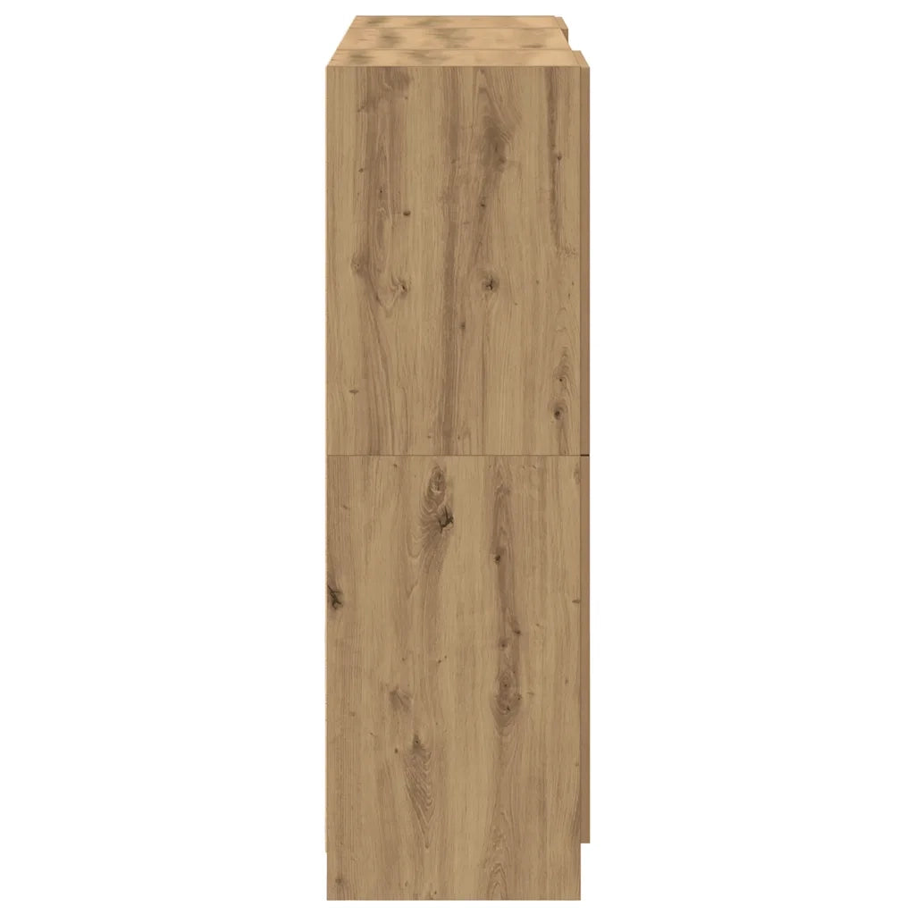 vidaXL Set di Mobili da Cucina 3 pz Rovere Marrone in Truciolato